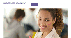 Desktop Screenshot of mcdonald-research.com